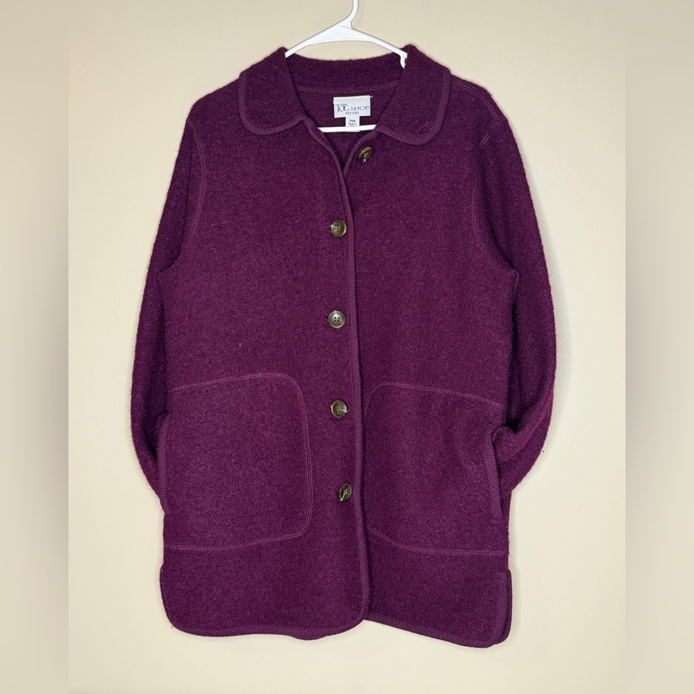 The TOG Shop PM Purple Button-Up Coat